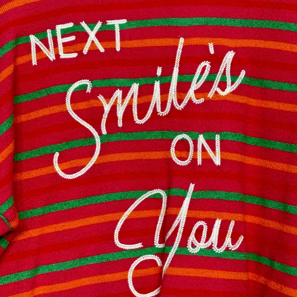 Kerri Rosenthal sweater is the "Next Smile's On You" style - Picture 6 of 7